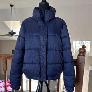 DKNY Midnight Blue Puffer Jacket like new!